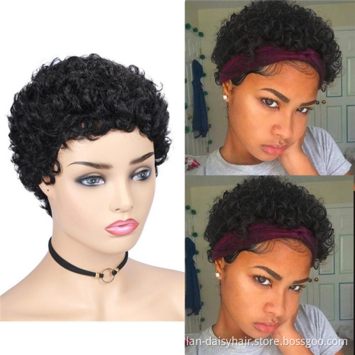 Most Popular Afro Bob For Black Women Hair Texture Rich Production Experience   Short Curly Human Hair Wig